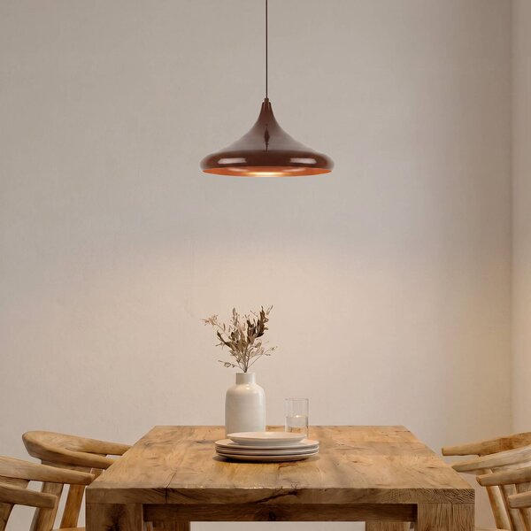 Lampada a sospensione Eysan Opviq, dimmerabile, Marrone / Ruggine, Soggiorno / Sala da pranzo, Metallo, Vintage, Lampada a sospensione