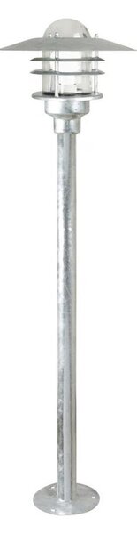 Nordlux - Lampada da esterno AGGER 1xE27/60W/230V IP54 argento 83 cm