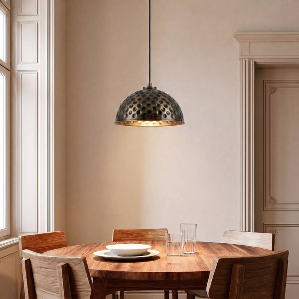 Lampada a sospensione ECHO Opviq, dimmerabile, Bronzo / Ottone antico, Soggiorno / Sala da pranzo, Metallo, Lampada a sospensione