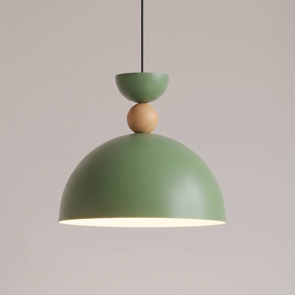 Lampada a sospensione Kure Opviq, dimmerabile, Verde, Soggiorno / Sala da pranzo, Metallo, Lampada a sospensione