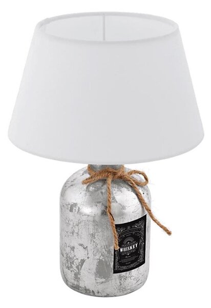 Eglo 202115 - Lampada da tavolo MOJADA 1xE27/40W/230V bianca