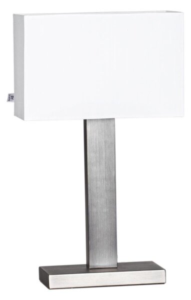ByRydens 4002680-6524 - Lampada da tavolo PRIME 1xE27/5W/230V bianca/cromo opaco
