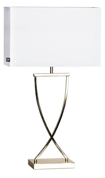 ByRydens 2829620-5000 - Lampada da tavolo OMEGA 1xE27/5W/230V bianco/ottone