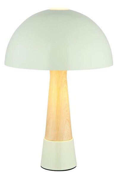Globo 51570114 - Lampada da tavolo PAULIN 1xE27ILLU/40W/230V verde