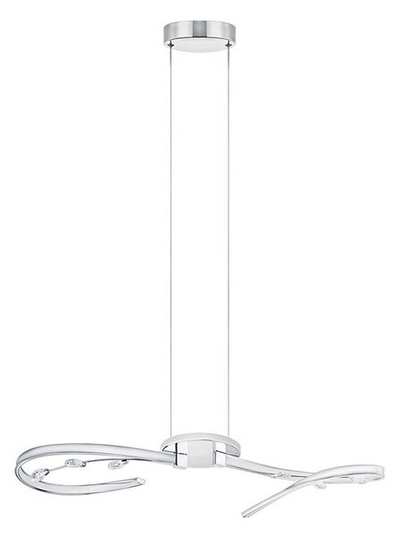Eglo 97488 - Lampadario a sospensione LED in cristallo su cavo VALLEMARE 1 2xLED/8W/230V