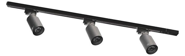 Zuma Line 3554 - Faretto per sistema a binario TORE 3xGU10/35W/230V nero