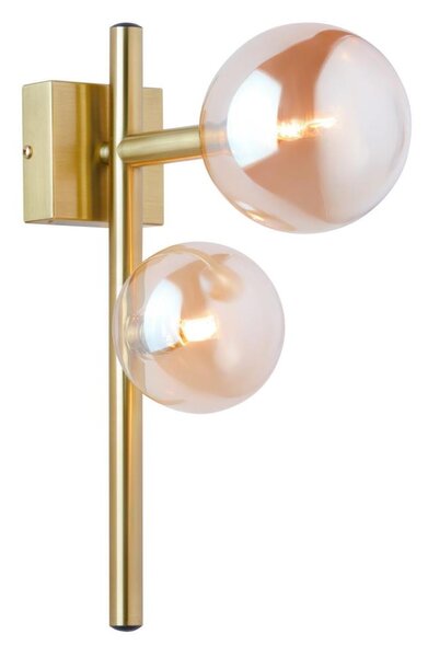 Jupiter 1900 - Applique da parete NEPTUN 2xG9/14W/230V dorato/beige fumato