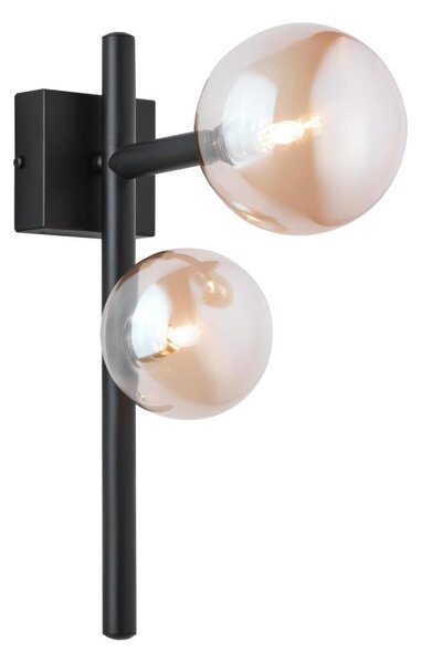 Jupiter 1906 - Applique da parete NEPTUN 2xG9/14W/230V nero/beige fumé