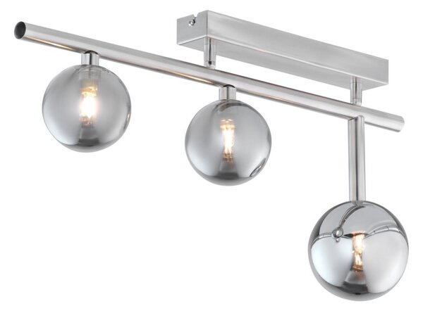 Jupiter 1901 - Plafoniera NEPTUN 3xG9/14W/230V cromo opaco/grigio fumé