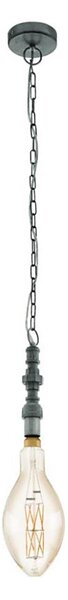 Eglo 79407 - Lampadario LED a catena PENSILVA 1xE27/8W/230V nero