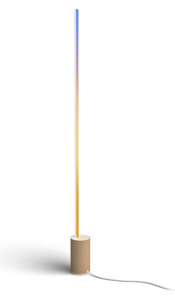 Philips Hue Gradient Signe Oak Piantana LED Oak, dimmerabile, Legno chiaro, Soggiorno / Sala da pranzo, Legno, Moderno