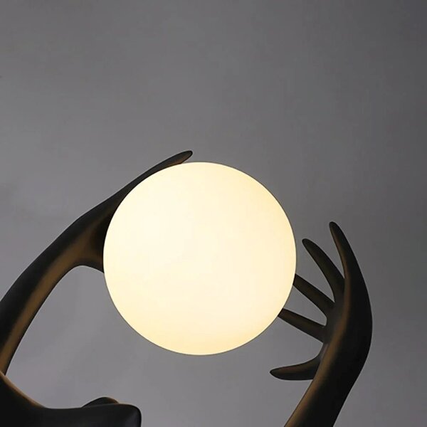 Immax 08812XL - Lampada da terra SILUETTE 1xE27/25W/230V 210 cm Sagoma ragazza
