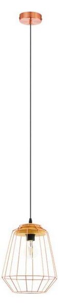 Eglo 54679 - Lampadario LED su cavo NATUR 1xE27/4W/230V rame