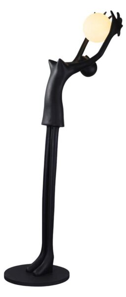 Immax 08812XL - Lampada da terra SILUETTE 1xE27/25W/230V 210 cm Sagoma ragazza