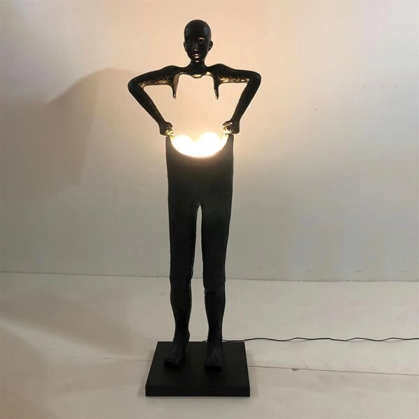 Immax 08807XL - Lampada da terra SILUETTE 4xG9/10W/230V 185 cm Human Houdini
