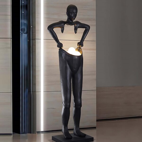 Immax 08807XL - Lampada da terra SILUETTE 4xG9/10W/230V 185 cm Human Houdini