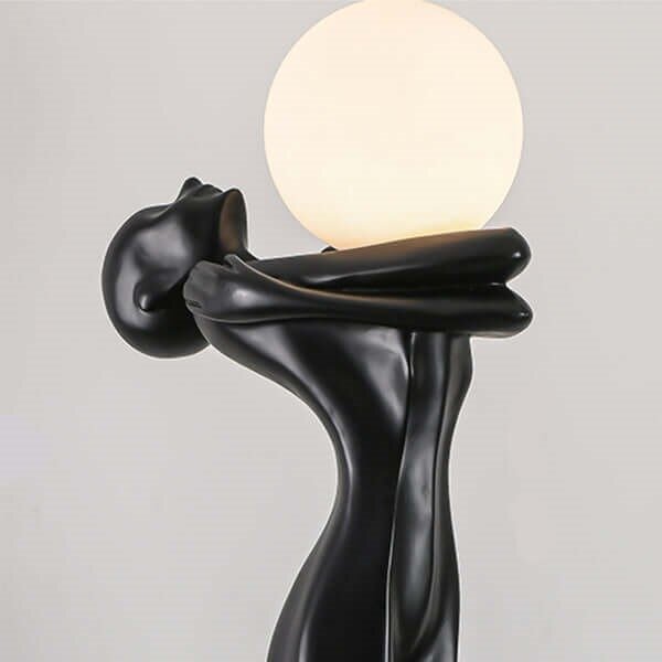 Immax 08811XL - Lampada da terra SILUETTE 1xE27/25W/230V 175 cm Sagoma Donna