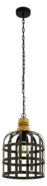 Eglo 49785 - Lampadario a sospensione con catena OLDCASTLE 1xE27/60W/230V