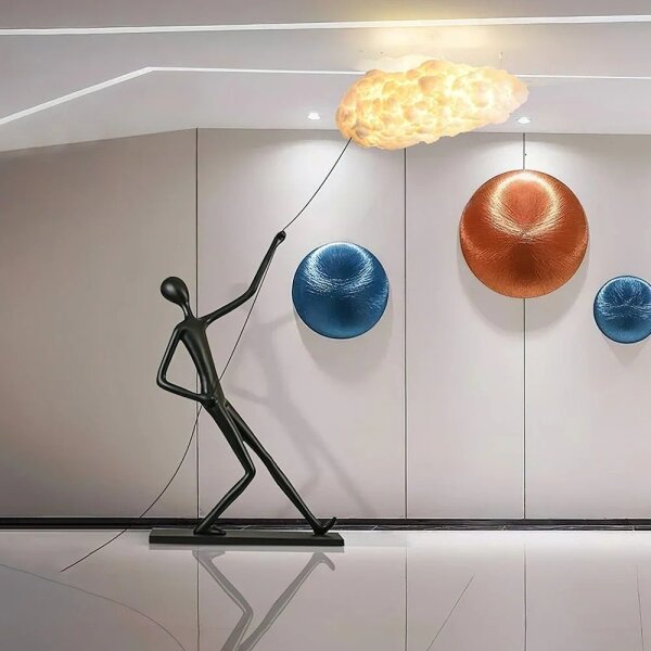 Immax 08800XL - Lampada da terra SILUETTE 6xE27/40W/230V 180 cm Dream Reach
