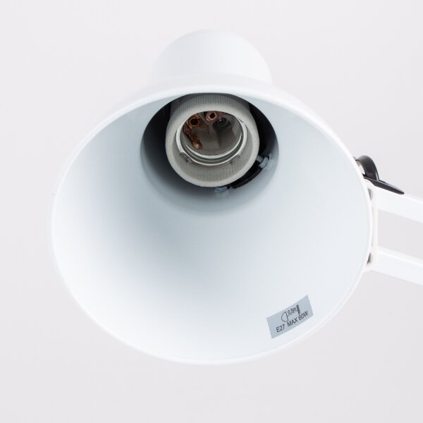 Brilagi - Lampada da tavolo ROMERO 1xE27/60W/230V bianca