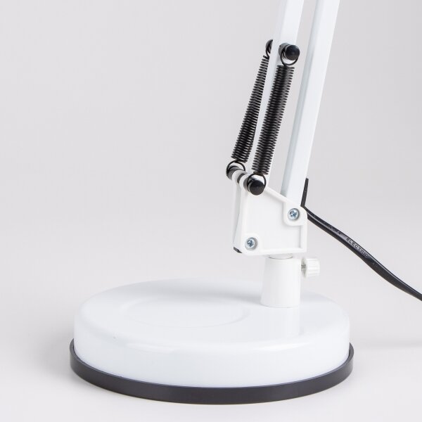 Brilagi - Lampada da tavolo ROMERO 1xE27/60W/230V bianca