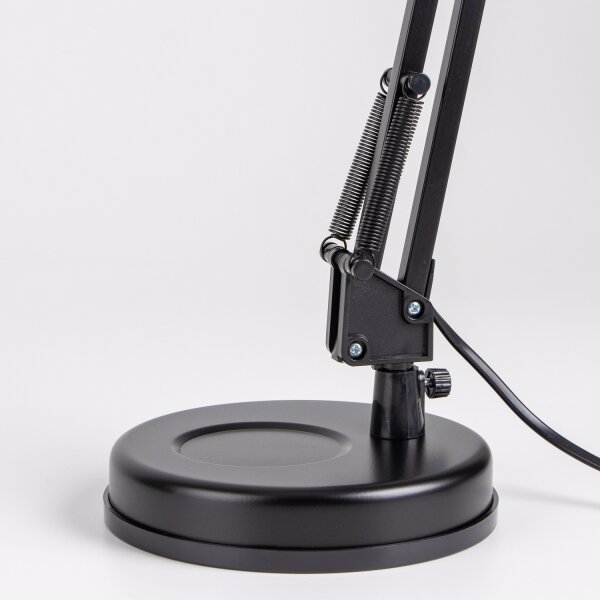 Brilagi - Lampada da tavolo LED ROMERO 1xE27/10W/230V nera