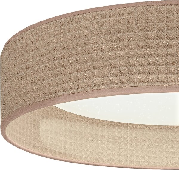 Brilagi - Lampada LED dimmerabile, grande, SMD, 36W/230V 3000-6000K diam. 55 cm beige WT + telecomando