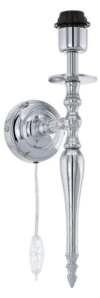 Eglo 78317 - Lampada da parete BEDWORTH 1xE27/60W/230V cromo lucido