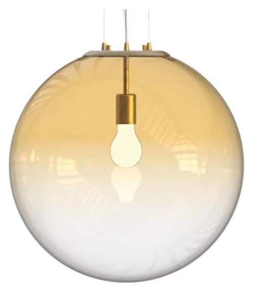 Ideal Lux - Lampadario a sospensione con filo MAPA 1xE27/42W/230V diametro 50 cm oro/fumé