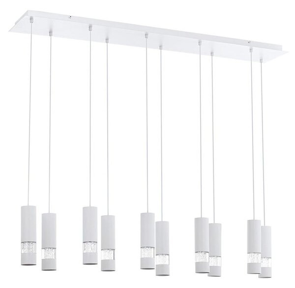 Eglo 39703 - Lampadario LED su filo BERNABETA 10xGU10/5W/230V bianco