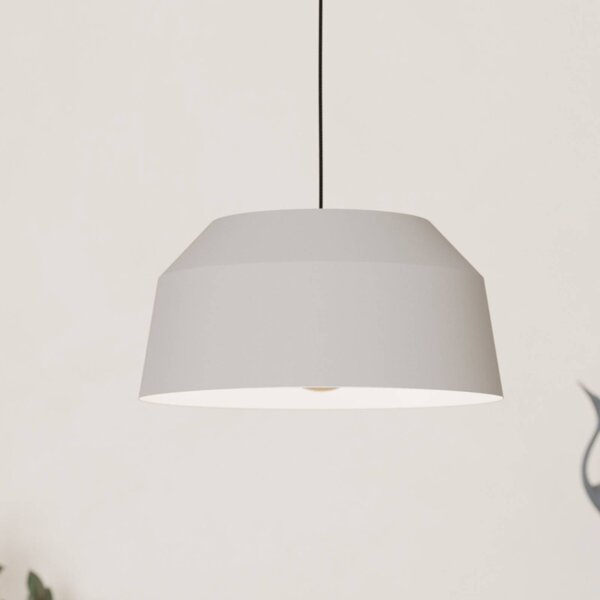 EGLO Lampada a sospensione Contrisa in grigio, a 1 luce, Ø 38 cm