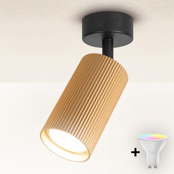 Brilagi - Faretto LED RGBW dimmerabile SELE MODERN 1xGU10/4,8W/230V dorato