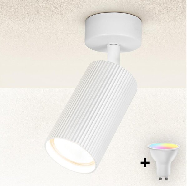 Brilagi - Faretto LED RGBW dimmerabile SELE MODERN 1xGU10/4,8W/230V bianco