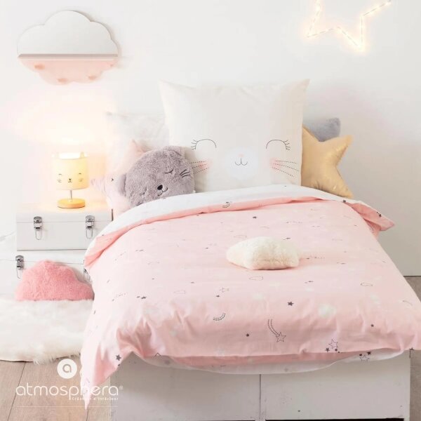 Atmosphera - Lampada da tavolo per bambini TOXEY 1xE14/25W/230V a forma di gatto