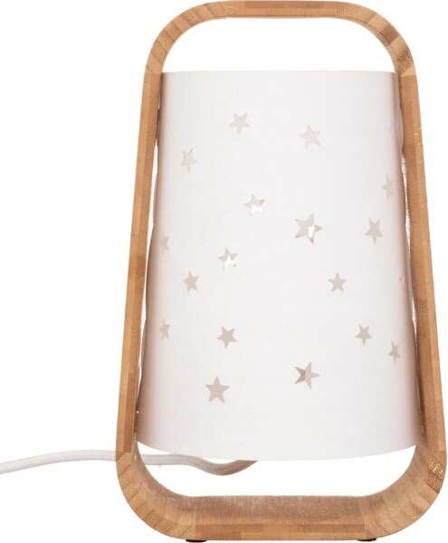 Atmosphera - Lampada da tavolo STARS 1xE14/40W/230V in bambù