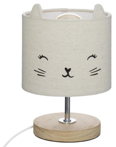 Atmosphera - Lampada da tavolo per bambini TOXEY 1xE14/25W/230V a forma di gatto
