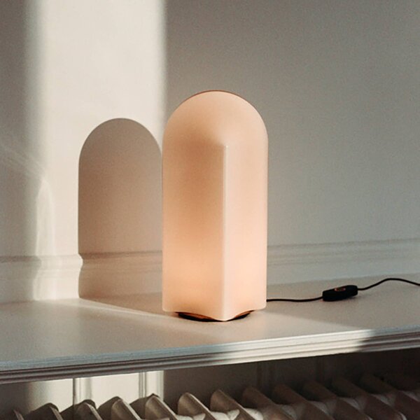 HAY Parade Lampada da tavolo LED rosa Blush Altezza 32 cm