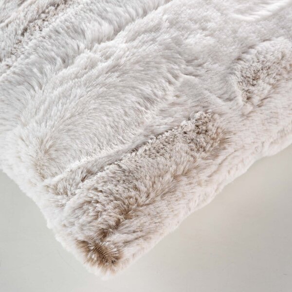 Cuscino decorativo in pelliccia finta 45x45 cm Lynx – douceur d'intérieur