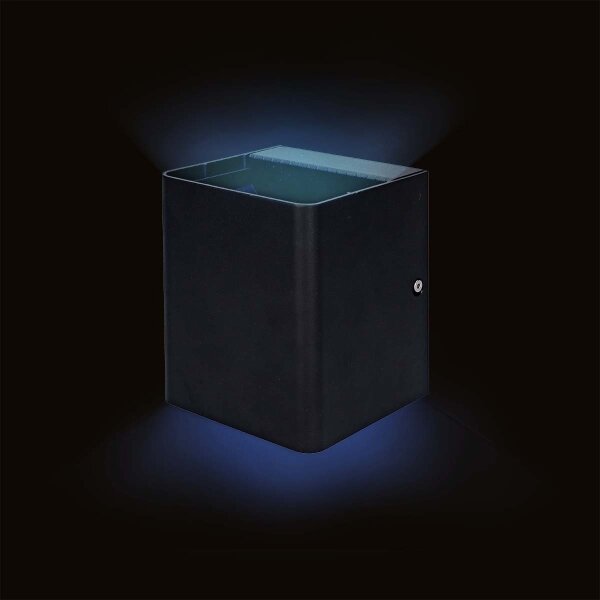 Nedis ZBLOW10RGBW - Lampada LED RGBW dimmerabile da esterno, 12W, 230V, IP65, Wi-Fi Tuya, nera