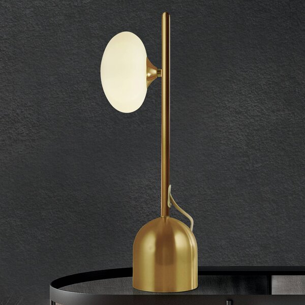 Searchlight Lampada da tavolo Pebble, ottone