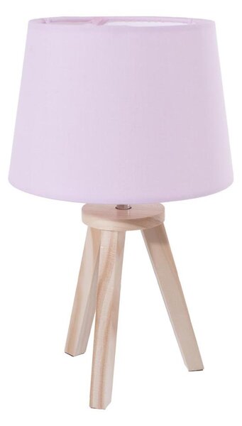 Atmosphera - Lampada da tavolo TRIPOD 1xE14/40W/230V pino/rosa