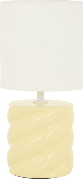 Atmosphera - Lampada da tavolo NOLY 1xE14/40W/230V gialla