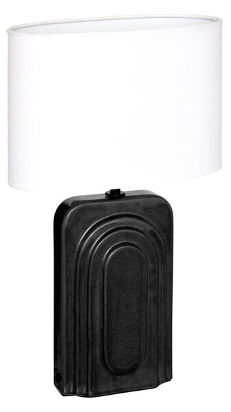 Atmosphera - Lampada da tavolo MONIA 1xE14/60W/230V nero/bianco