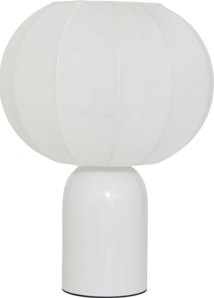 Atmosphera - Lampada da tavolo TOBIE 1xE27/60W/230V bianca