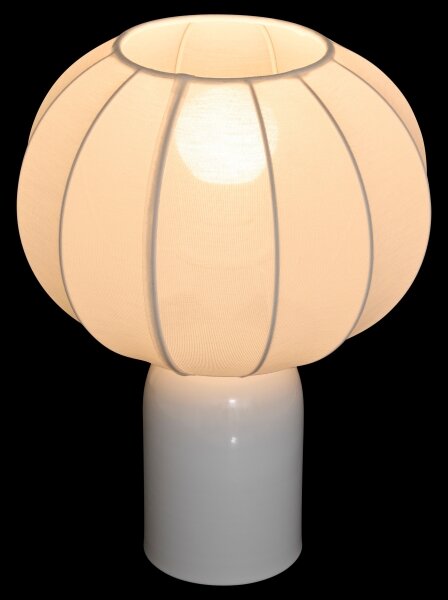 Atmosphera - Lampada da tavolo TOBIE 1xE27/60W/230V bianca