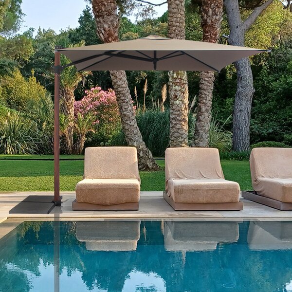 Ombrellone Laterale con Palo laterale cm.250x250 Trend Wood Maffei