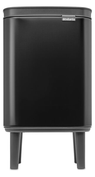 Cestino per la spazzatura nero opaco in acciaio 4 l Bo Hi – Brabantia