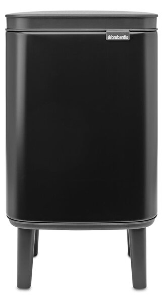 Cestino per la spazzatura nero opaco in acciaio 4 l Bo Hi – Brabantia