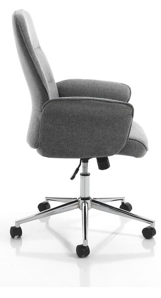 Sedia da ufficio grigia, altezza 110 cm Dony - Tomasucci