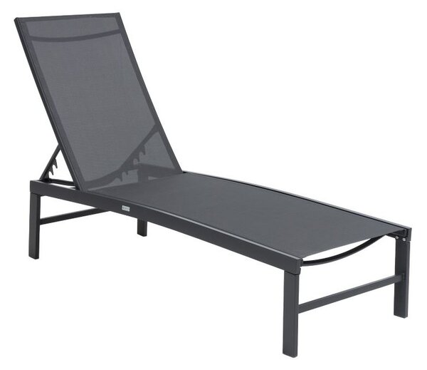 Set di due lettini da giardino antracite Orba Garden Point